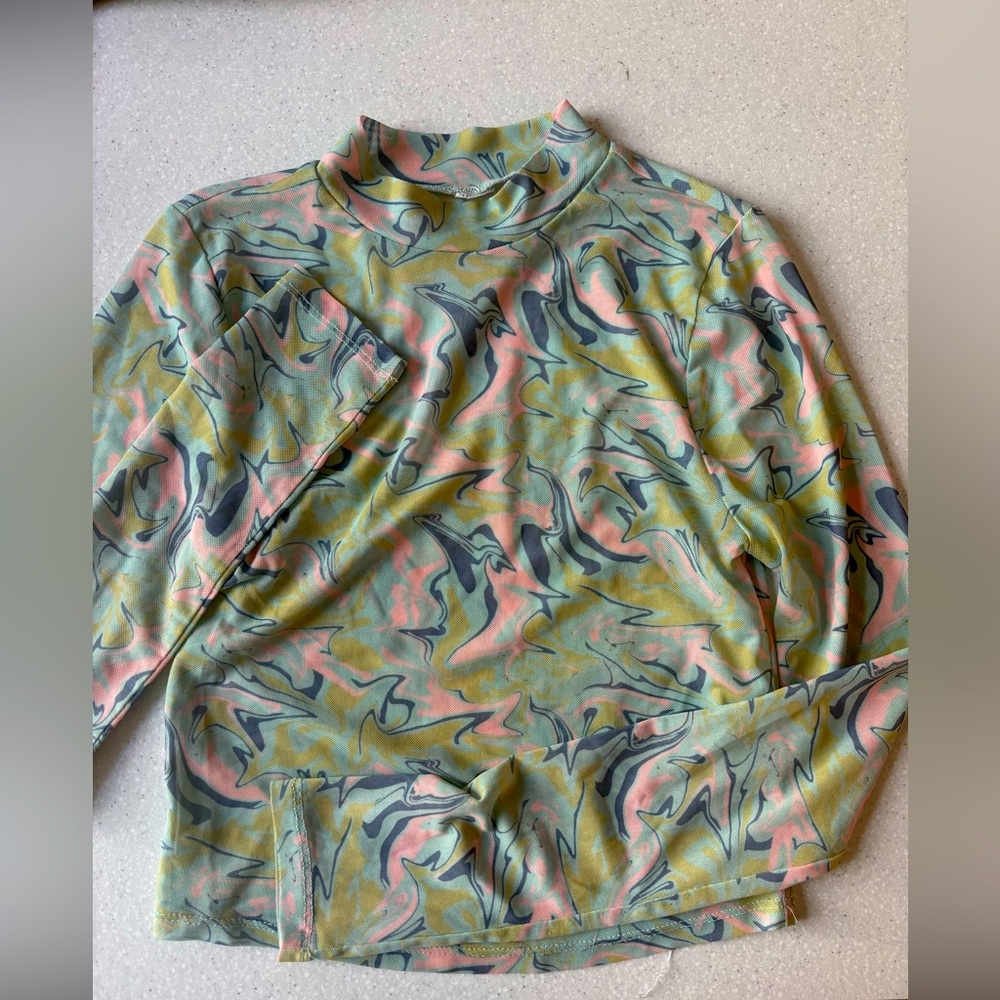 PacSun Mesh/Sheer long sleeve top